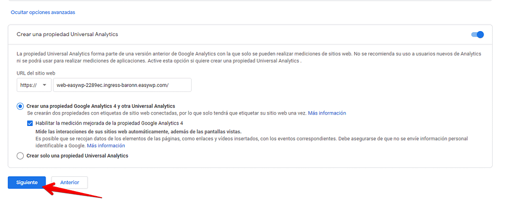 cuenta universal google analytics