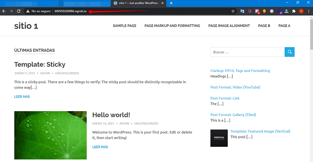 instalar wordpress localmente