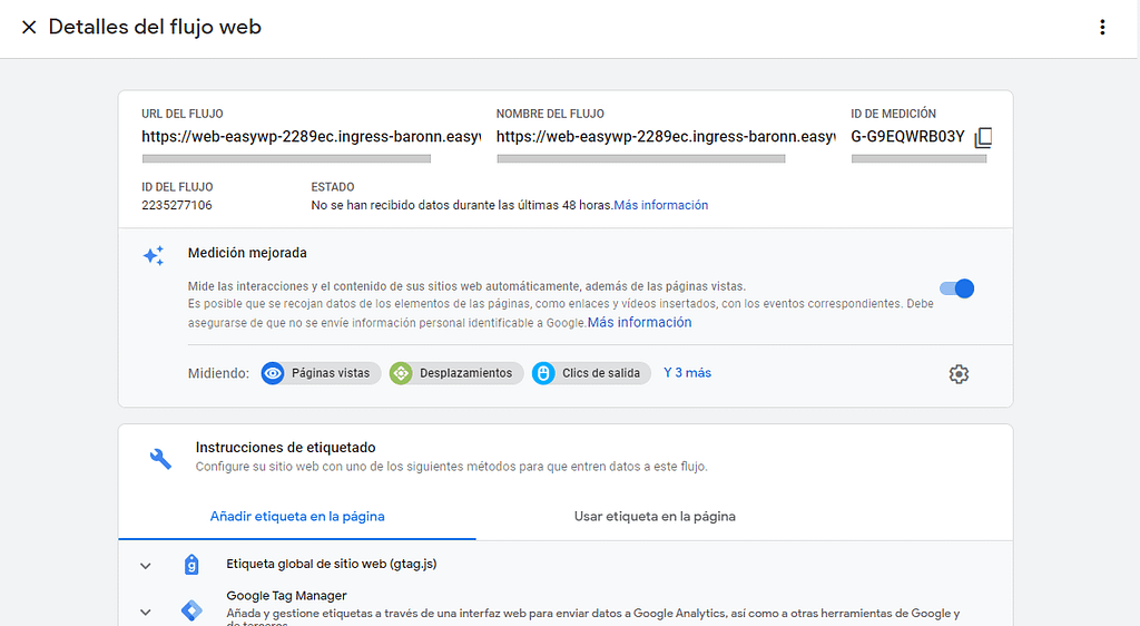 flujo de trabajo analytics