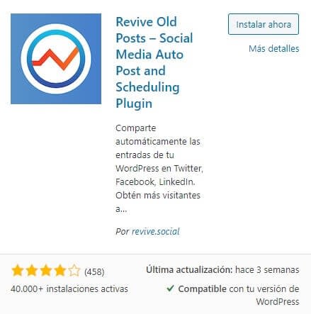 plugin revive old post