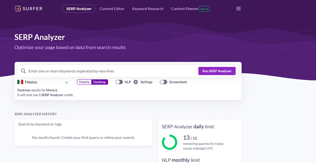 serp analizer
