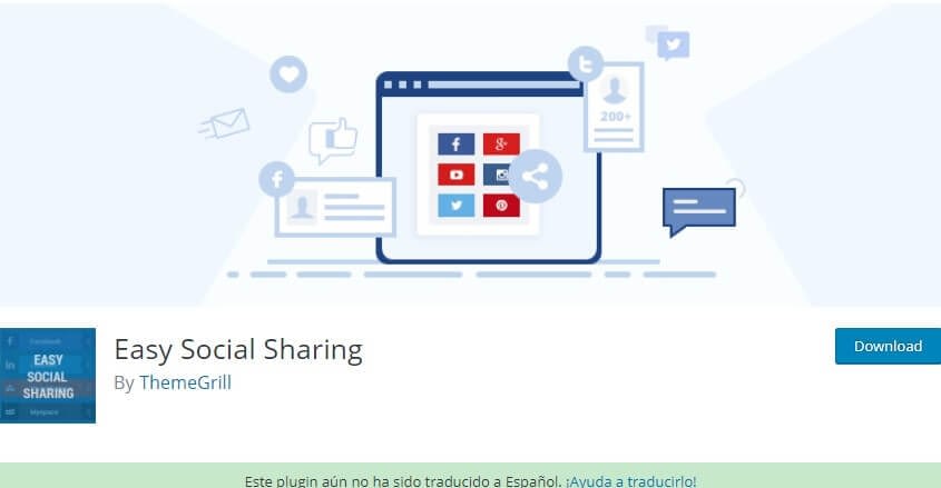 agregar botones de redes sociales