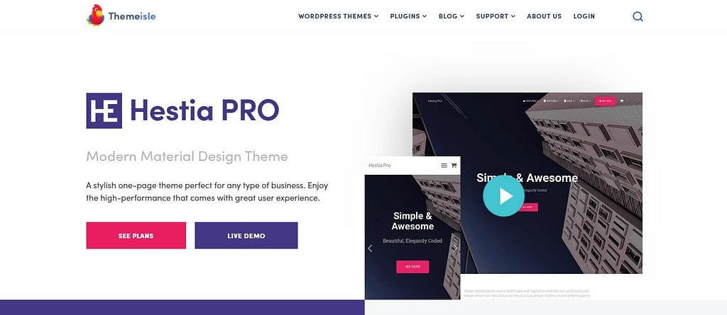 tema hestia pro
