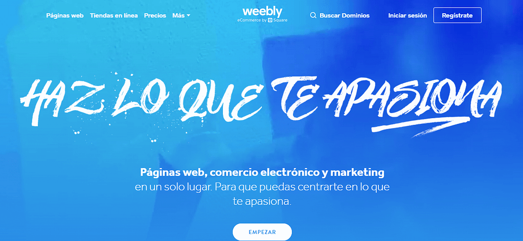 pagina de weebly