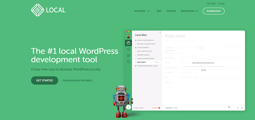 instalar wordpress localmente con localWP