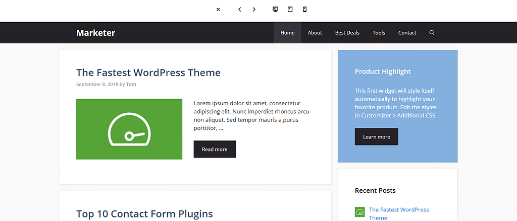 tema generatepress wordpress
